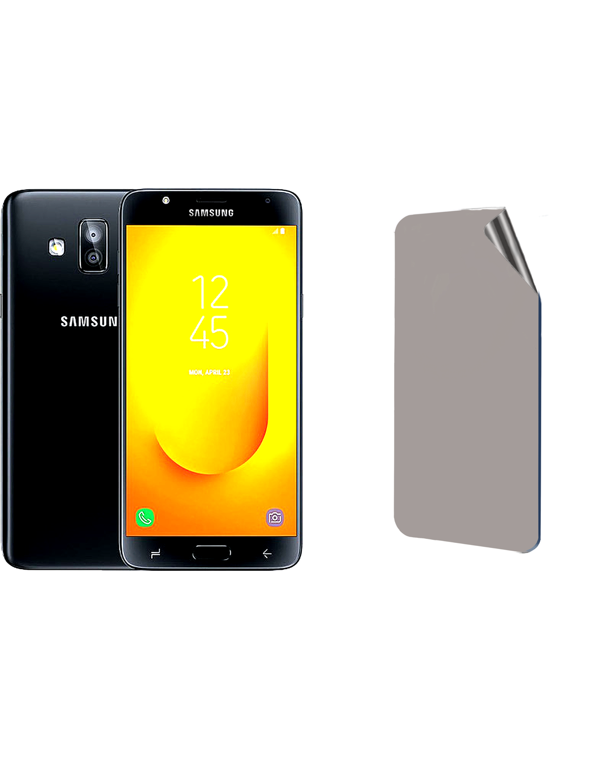 Samsung Galaxy J7 Duo Uyumlu Matte Esnek Ekran Kırılmaz Cam Ekran Koruyucu Film 8684609317718