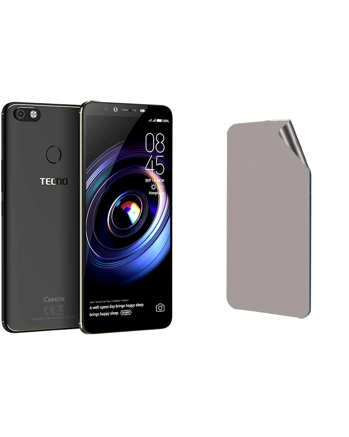 Tecno Camon X Pro Uyumlu Matte Esnek Ekran Kırılmaz Cam Ekran Koruyucu Film 8684609338010