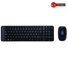 Logitech Mk220 (920-003163) Kablosuz Türkçe Q Klavye/Mouse Set