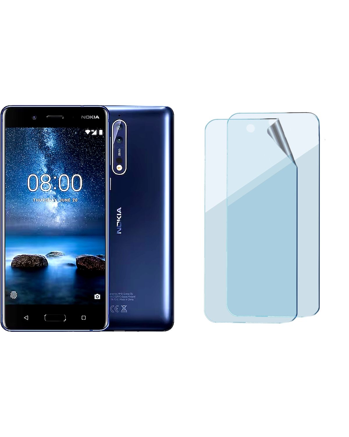 Nokia 8 Uyumlu Uv Nano Esnek Kırılmaz Cam Ekran Koruyucu Film 8684609235128