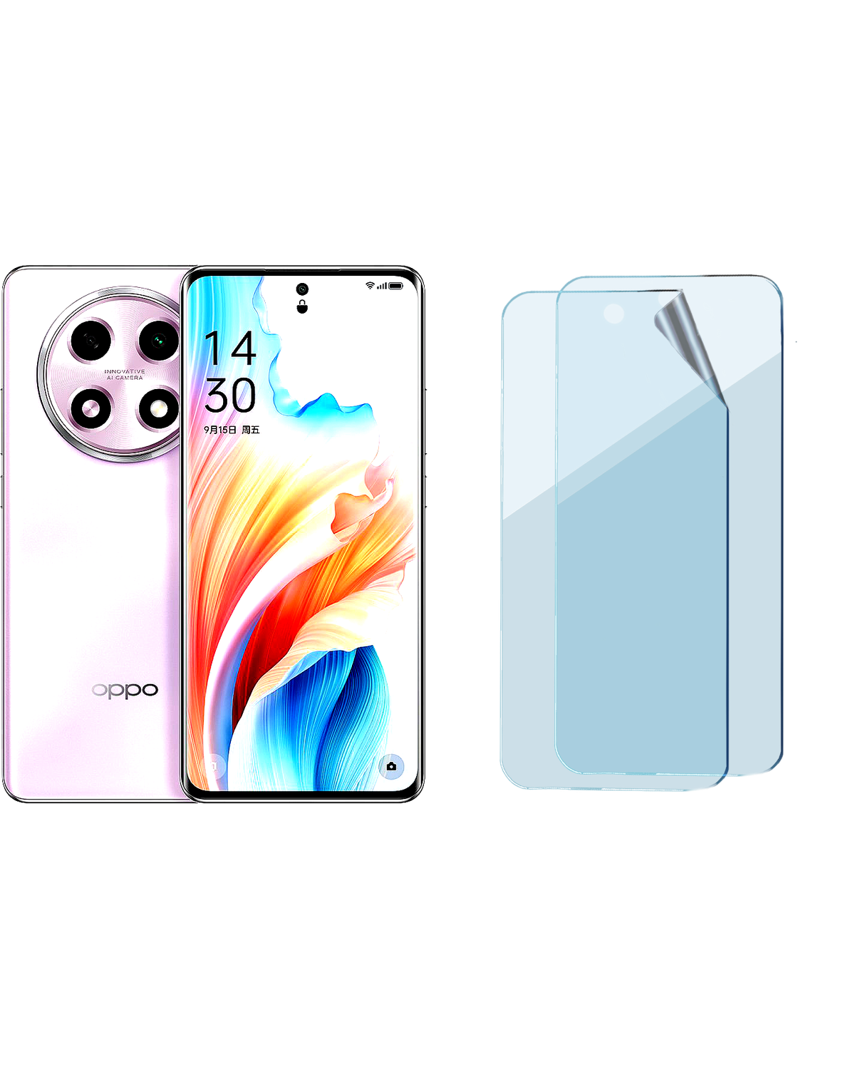 Oppo A2 Pro Uyumlu Hydrojel Esnek Kırılmaz Cam Ekran Koruyucu Film 8684609183979