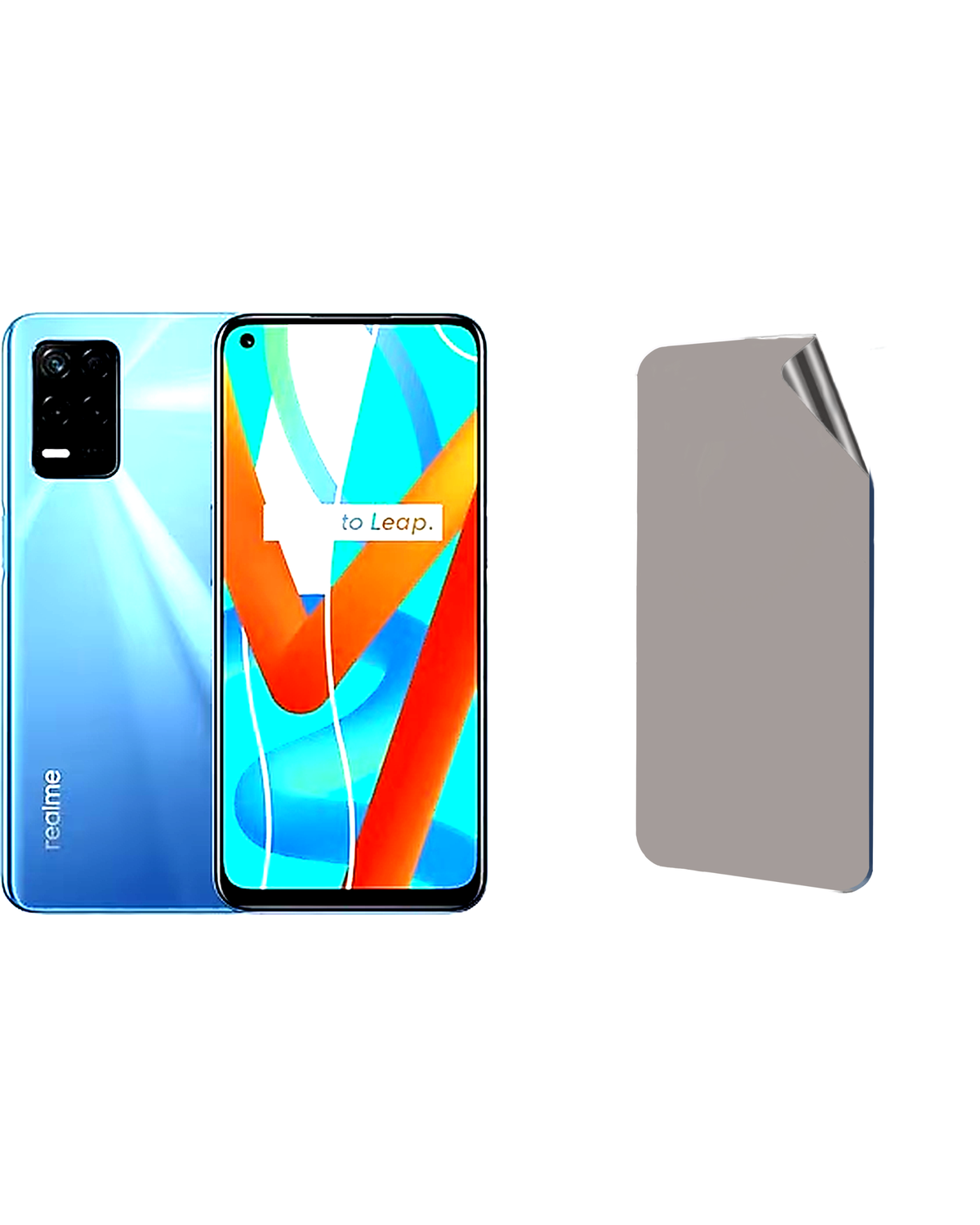 Realme V13 Uyumlu Hayalet Ekran Kırılmaz Cam Ekran Koruyucu Film 8684609393446