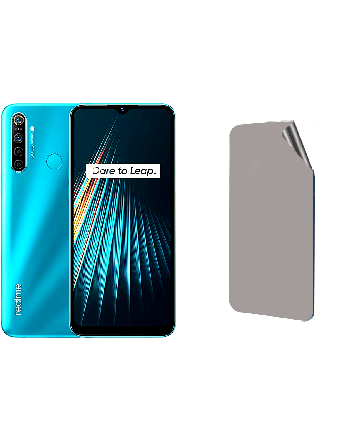 Realme 5i Uyumlu Hayalet Ekran Kırılmaz Cam Ekran Koruyucu Film 8684609393484