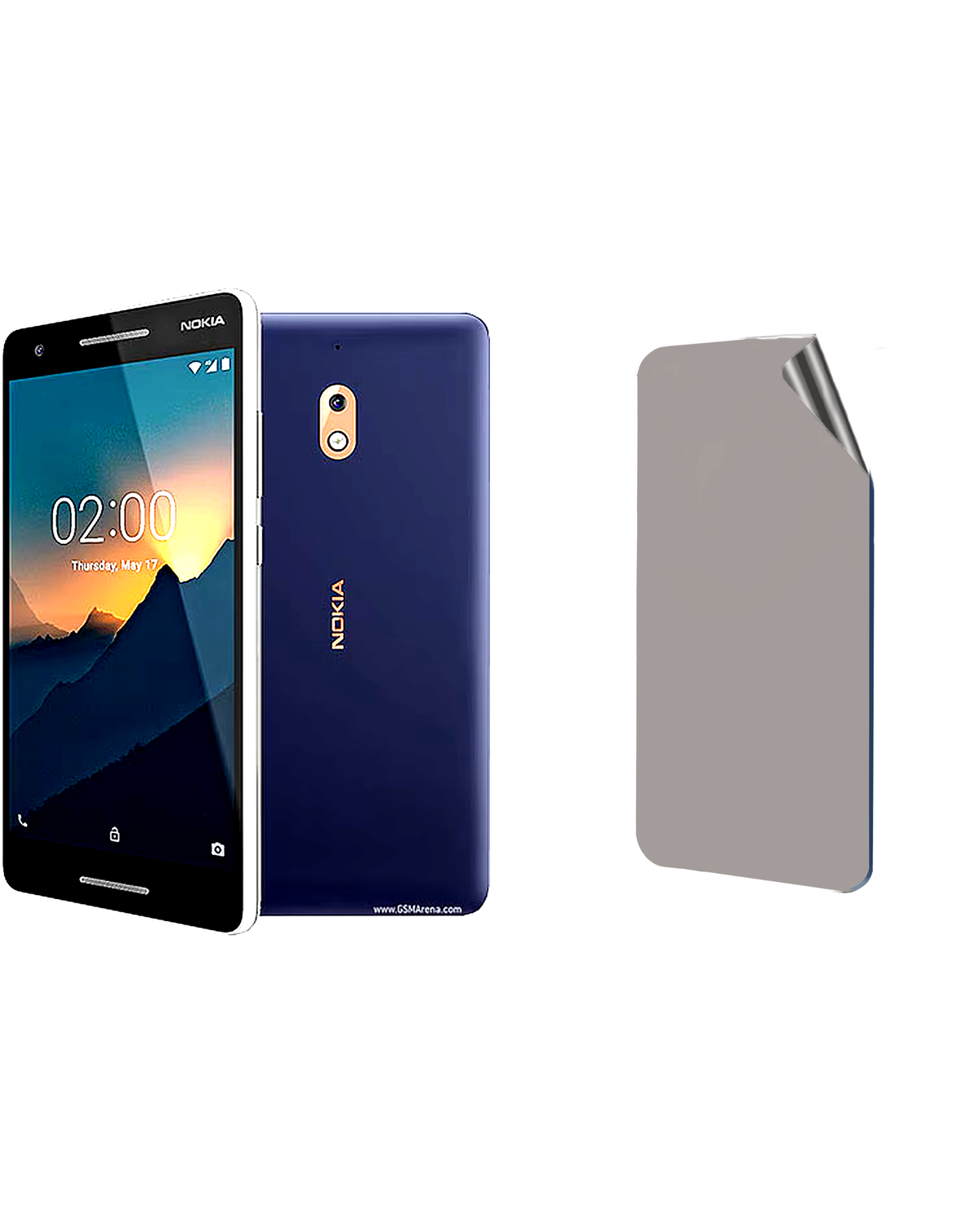 Nokia 2,1 Uyumlu Hayalet Ekran Kırılmaz Cam Ekran Koruyucu Film 8684609354539