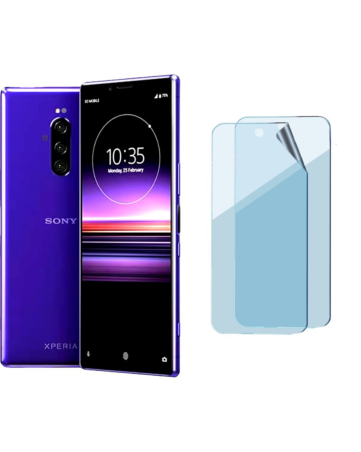 Sony Xperia 1 Uyumlu Uv Nano Esnek Kırılmaz Cam Ekran Koruyucu Film 8684609245929