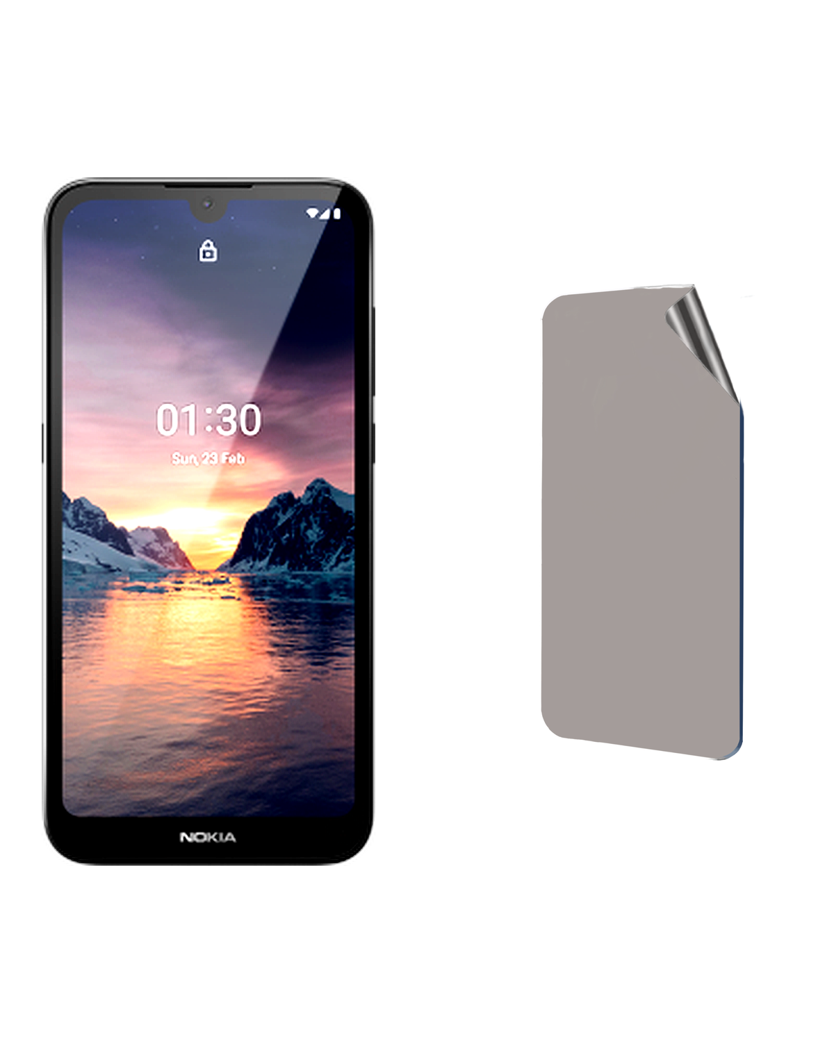 Nokia 1,3 Uyumlu Hayalet Ekran Kırılmaz Cam Ekran Koruyucu Film 8684609354713