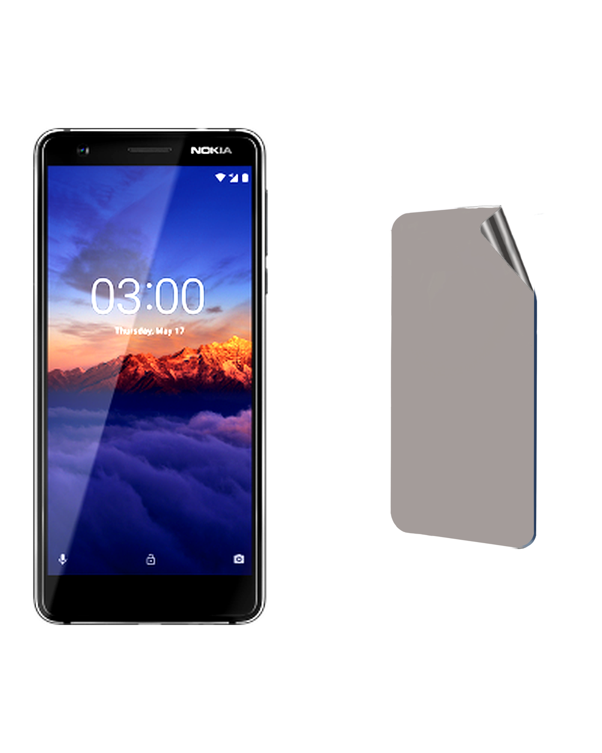 Nokia 3,1 Uyumlu Hayalet Ekran Kırılmaz Cam Ekran Koruyucu Film 8684609354904