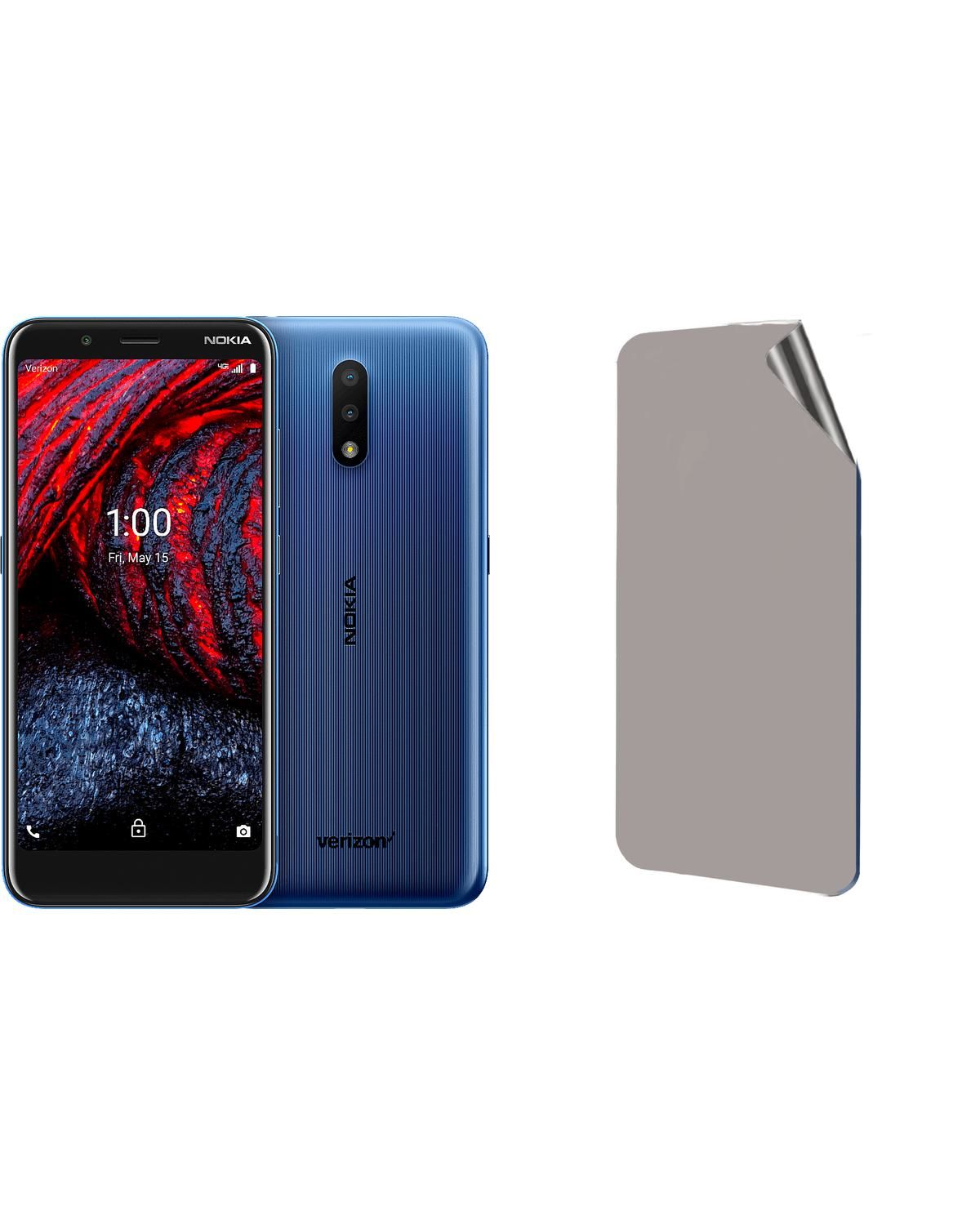 Nokia 2 V Tella Uyumlu Hayalet Ekran Kırılmaz Cam Ekran Koruyucu Film 8684609355598