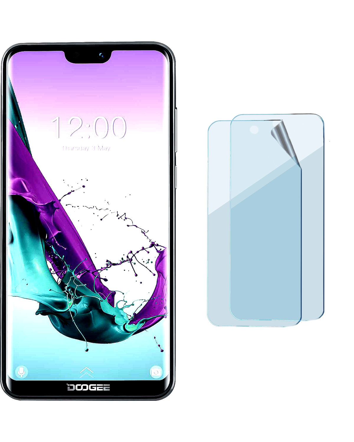 Doogee N10 Uyumlu Hydrojel Esnek Kırılmaz Cam Ekran Koruyucu Film 8684609216110