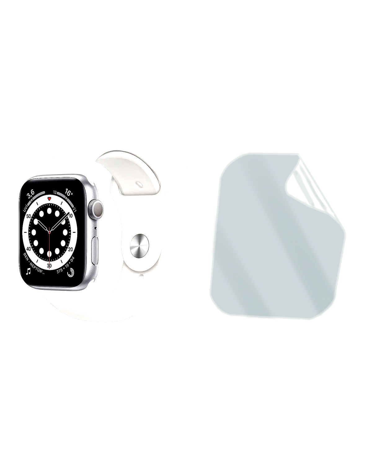 Apple Watch Series Ultra Saat Uyumlu Hydrojel Esnek Kırılmaz Cam Ekran Koruyucu Film 8684609226270