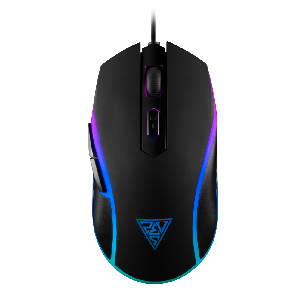 Gamdıas Aura Gs1, Çok Renkli Aydınlatma,  Usb Kablolu, 6 Tuşlu, Gaming Mouse, 3600Dpı, Siyah