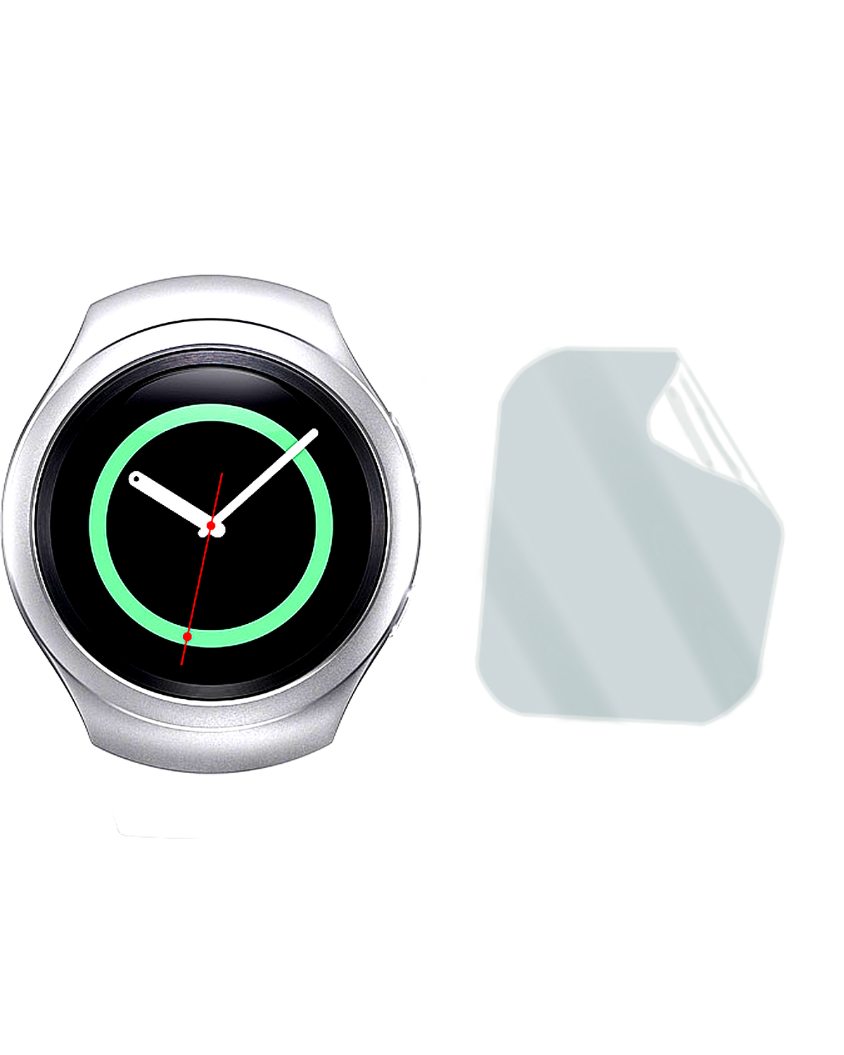 Samsung Galaxy Gear S2 Saat Uyumlu Hydrojel Esnek Kırılmaz Cam Ekran Koruyucu Film 8684609226423