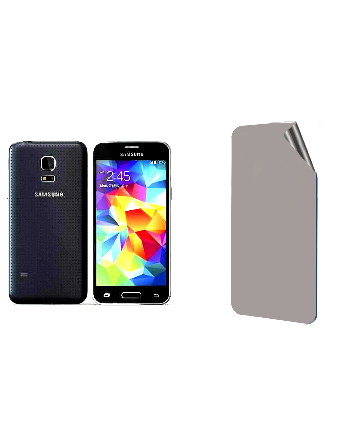 Samsung Galaxy S5 Mini Uyumlu Hayalet Ekran Kırılmaz Cam Ekran Koruyucu Film 8684609375503