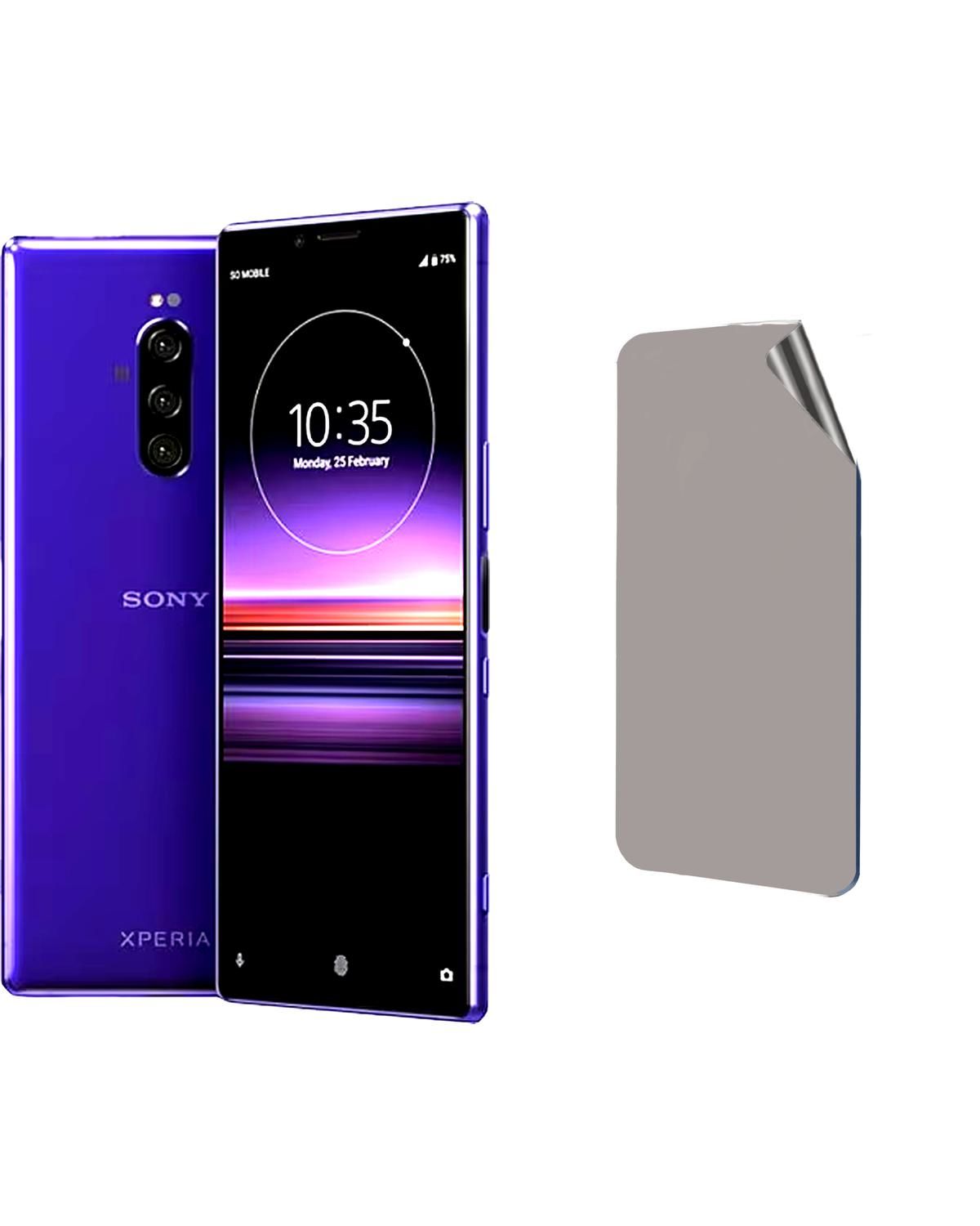 Sony Xperia 1 Uyumlu Hayalet Ekran Kırılmaz Cam Ekran Koruyucu Film 8684609366358