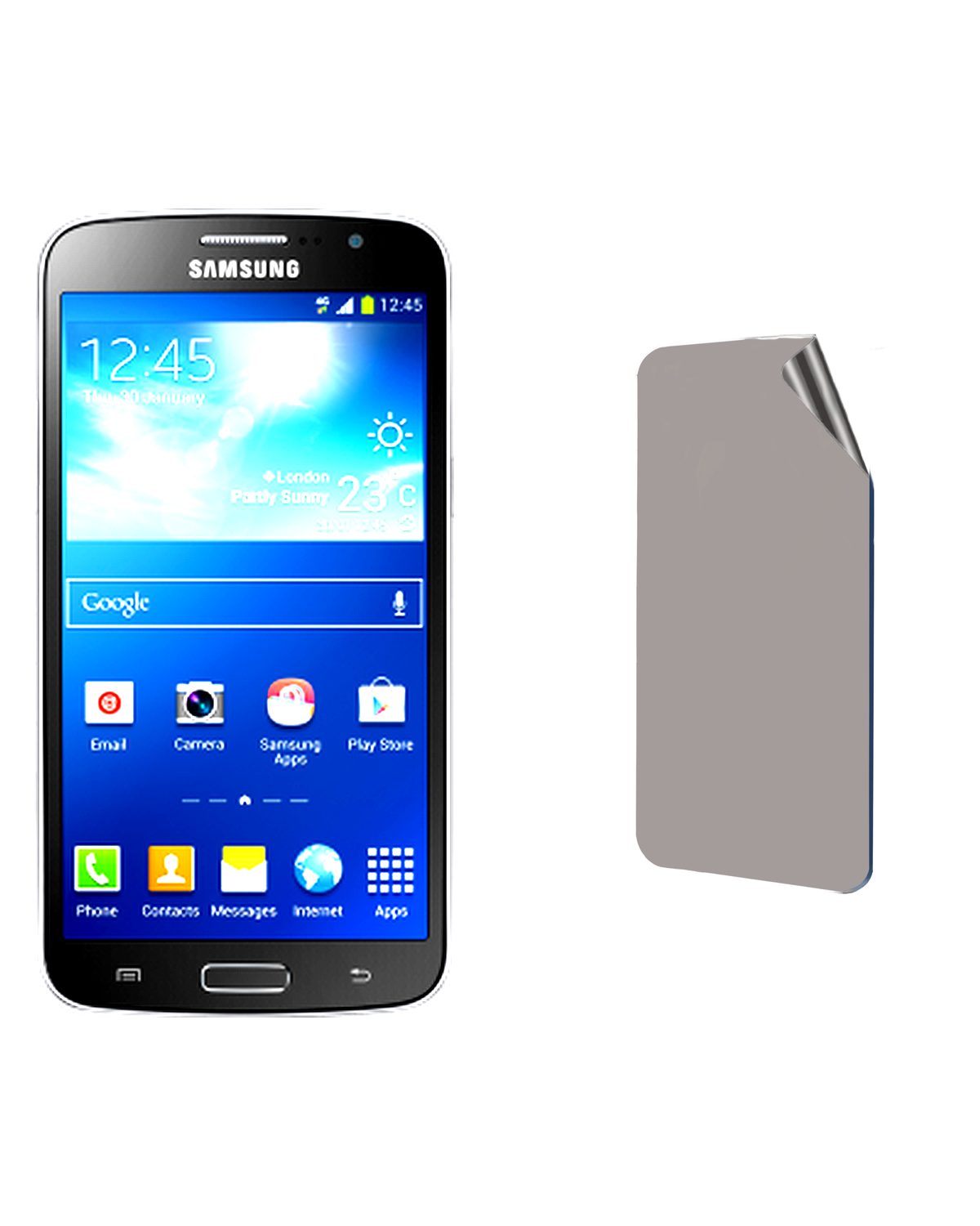 Samsung Galaxy Grant 2 (G7102) Uyumlu Hayalet Ekran Kırılmaz Cam Ekran Koruyucu Film 8684609375541