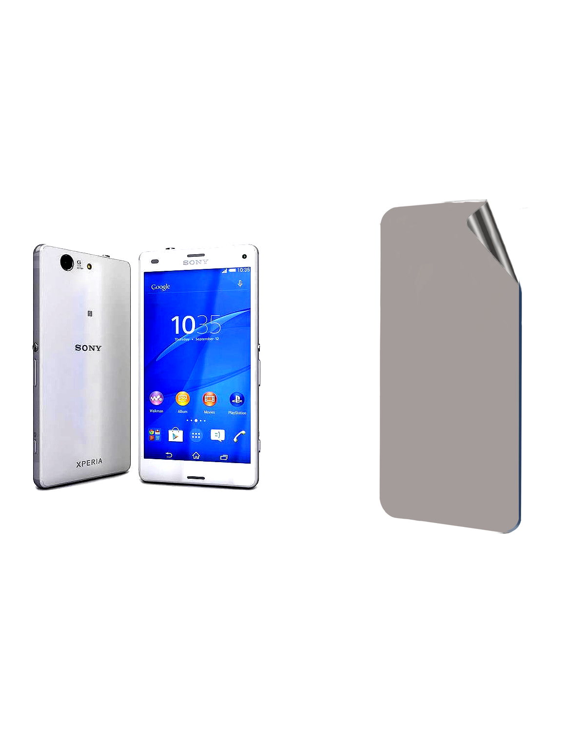 Sony Xperia Z3 Uyumlu Hayalet Ekran Kırılmaz Cam Ekran Koruyucu Film 8684609366396