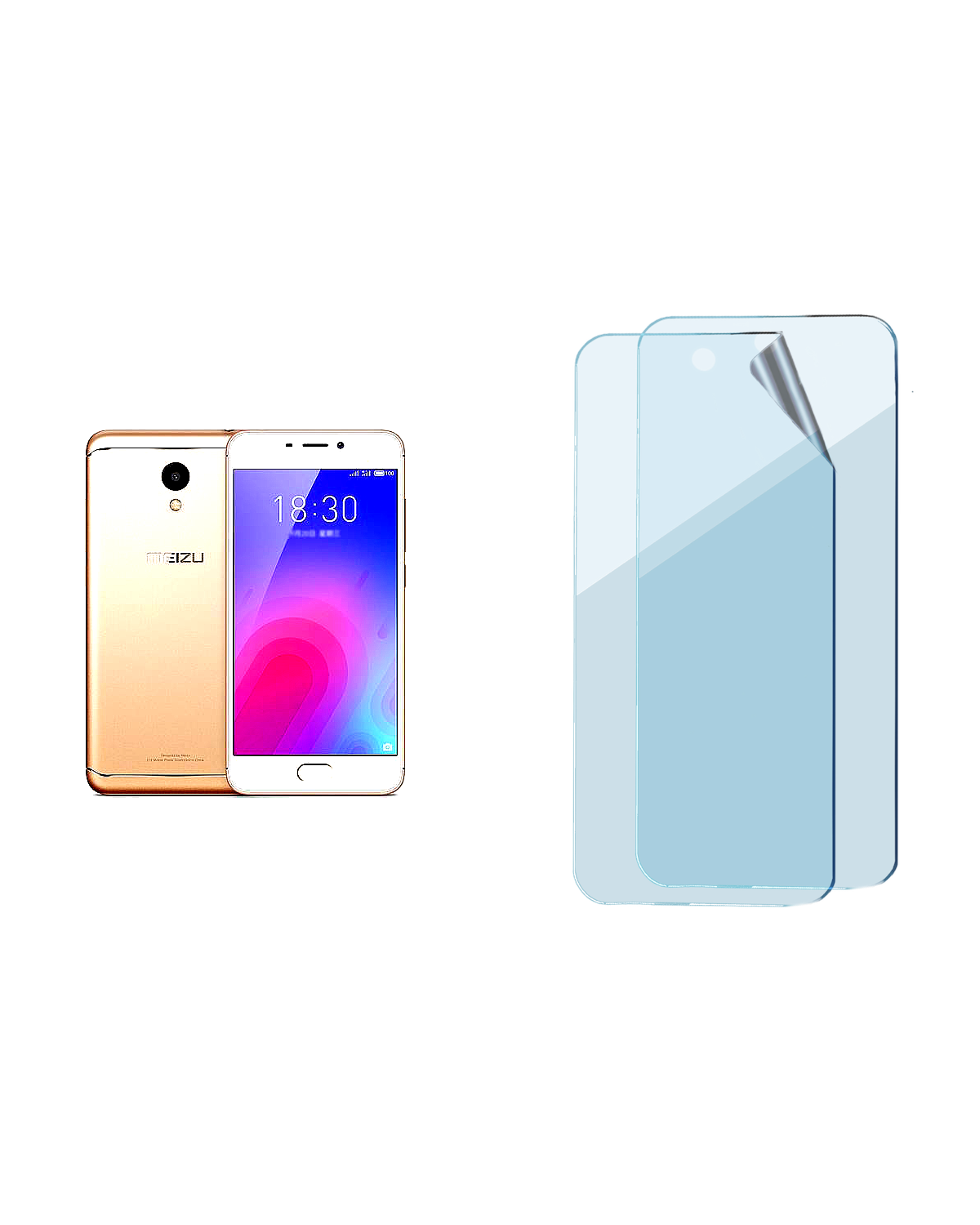 Meizu M6 Uyumlu Uv Nano Esnek Kırılmaz Cam Ekran Koruyucu Film 8684609237726