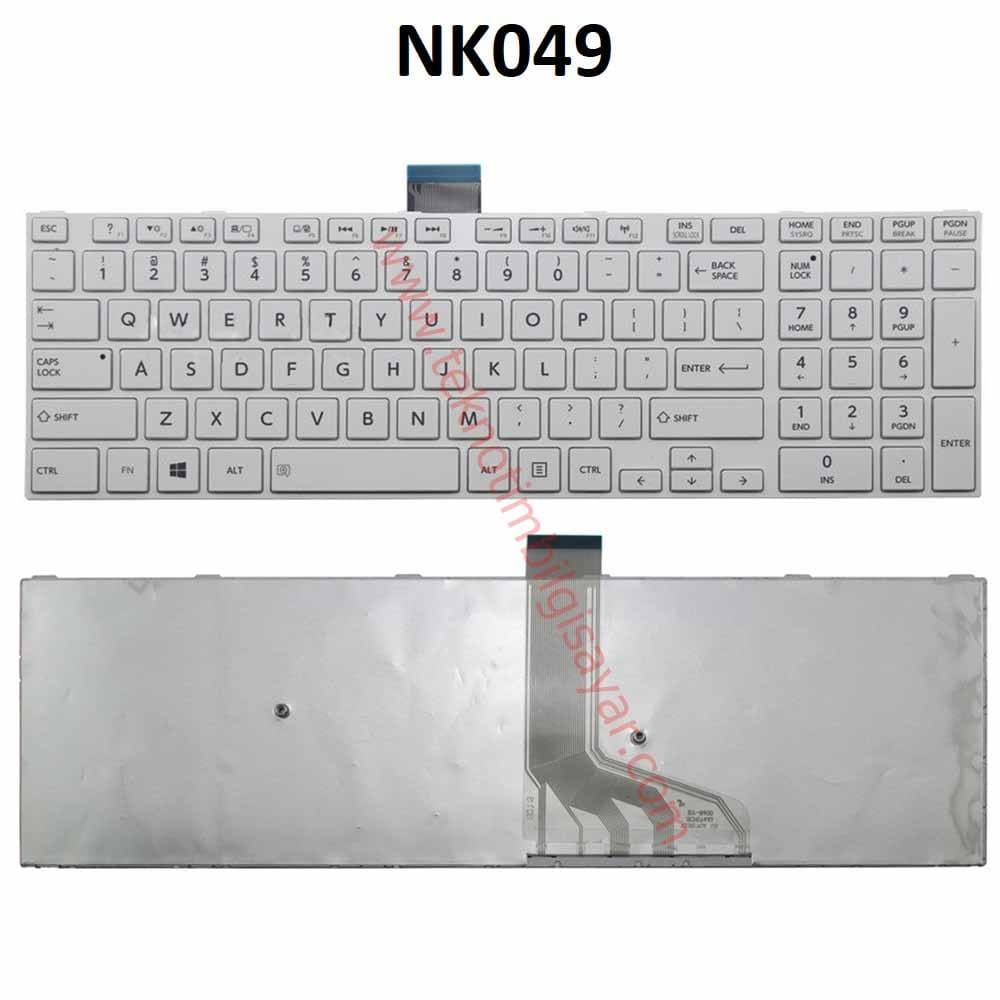 Toshiba Satellite L55 A5234, L55 A5284, L55 A5226 Klavye Beyaz