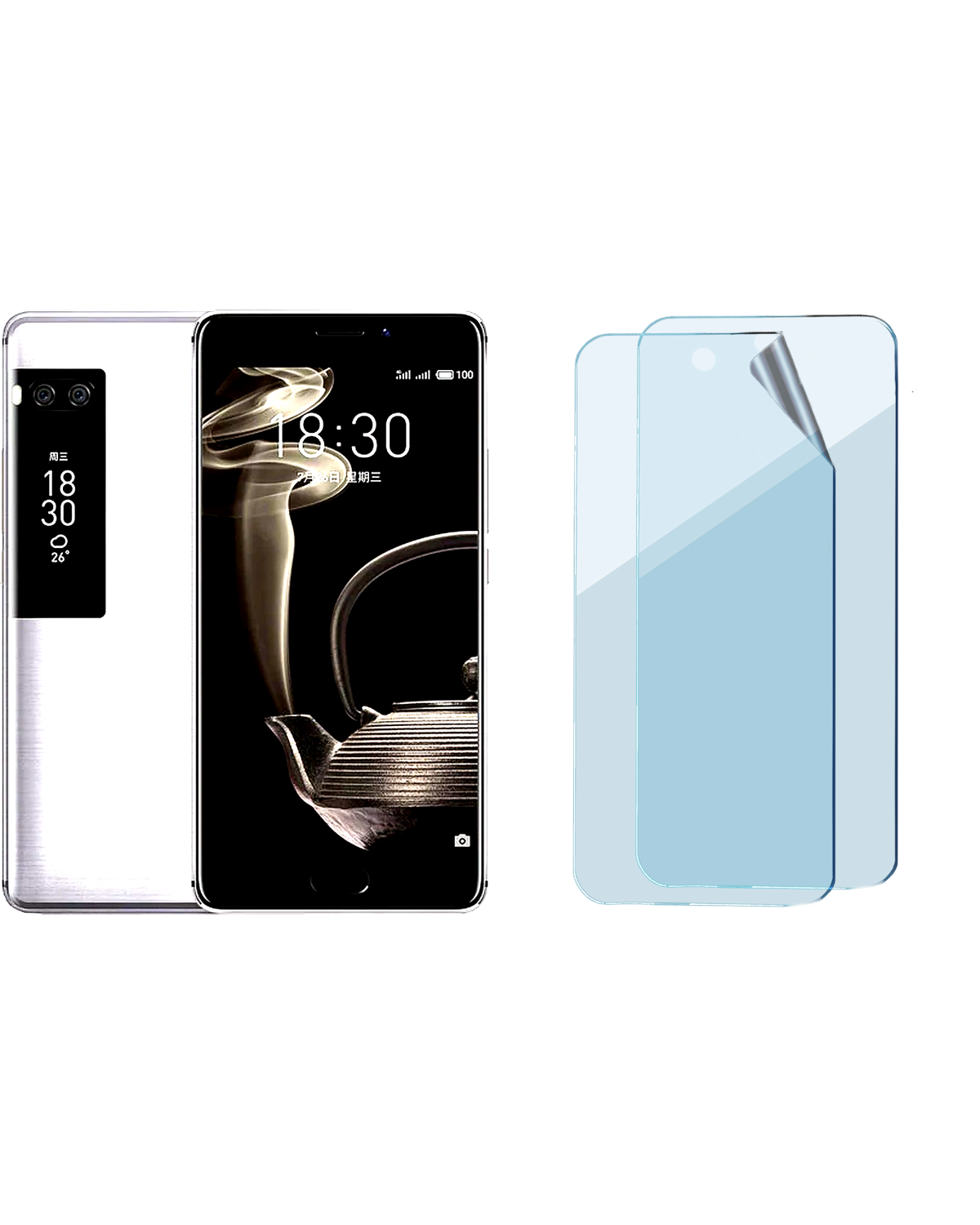 Meizu Pro 7 Uyumlu Uv Nano Esnek Kırılmaz Cam Ekran Koruyucu Film 8684609237962