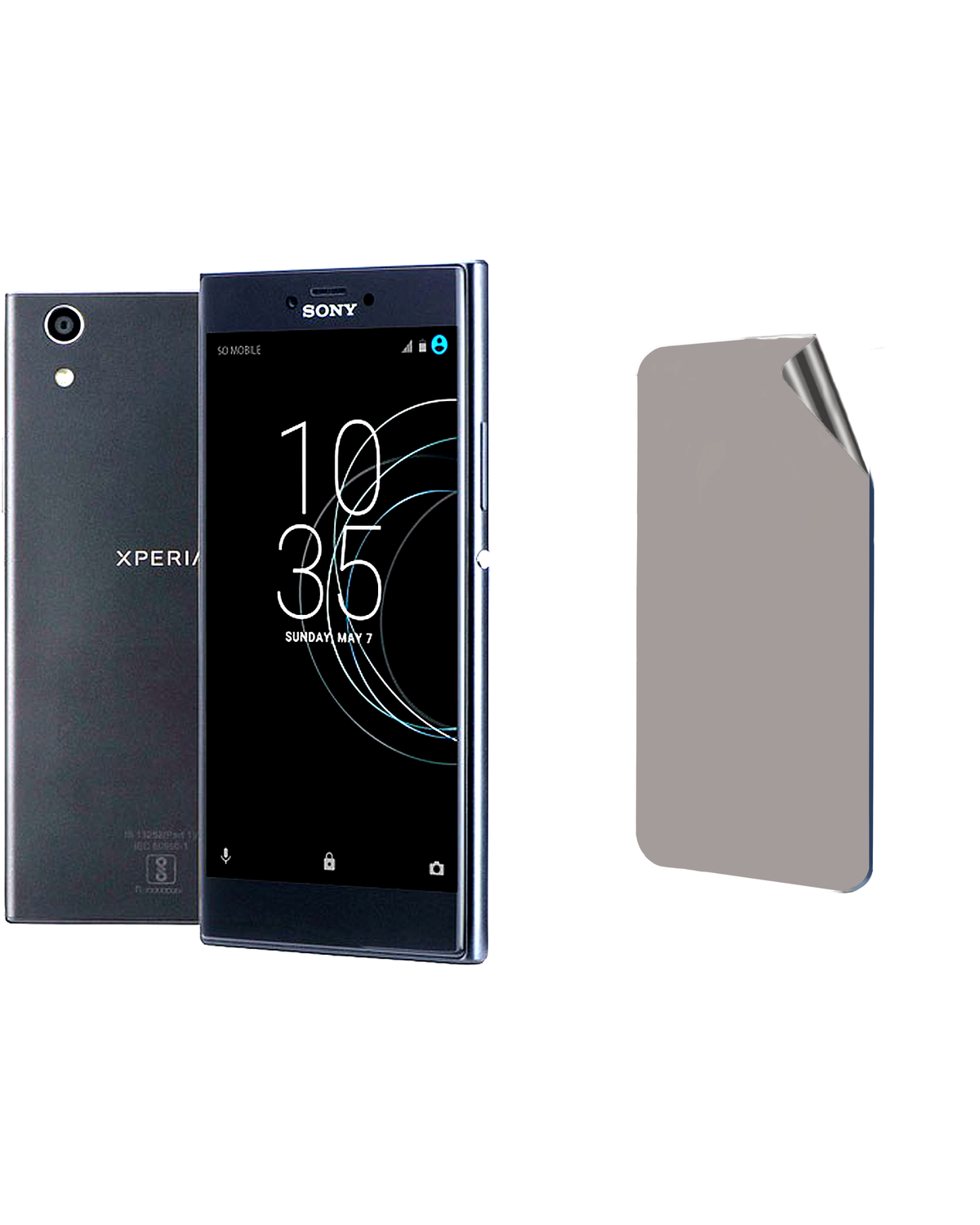 Sony Xperia R1 Uyumlu Hayalet Ekran Kırılmaz Cam Ekran Koruyucu Film 8684609366693