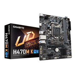 Gıgabyte H470M K Rev.1.0, 2Xddr4, M.2, Hdmı, 10-11.Nesil, Lga1200 Soket, Anakart