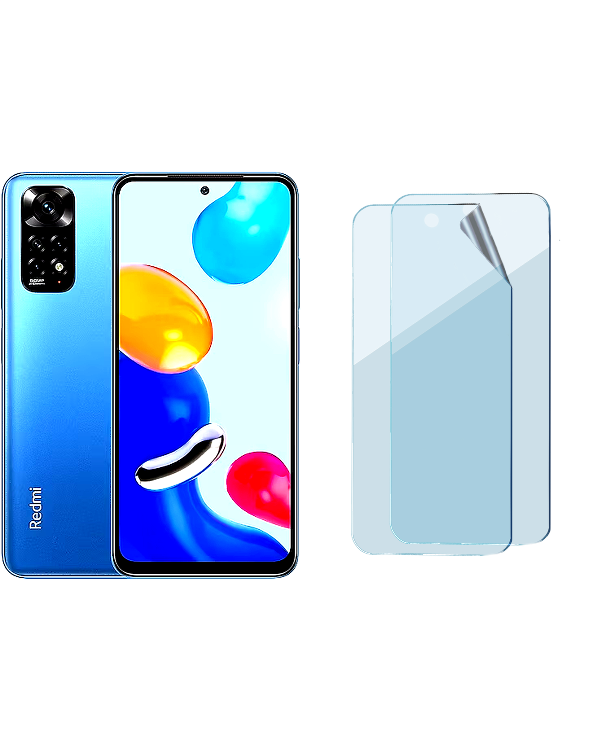 Xiaomi Redmi Note 11S 4G Uyumlu Uv Nano Esnek Kırılmaz Cam Ekran Koruyucu Film 8684609264012