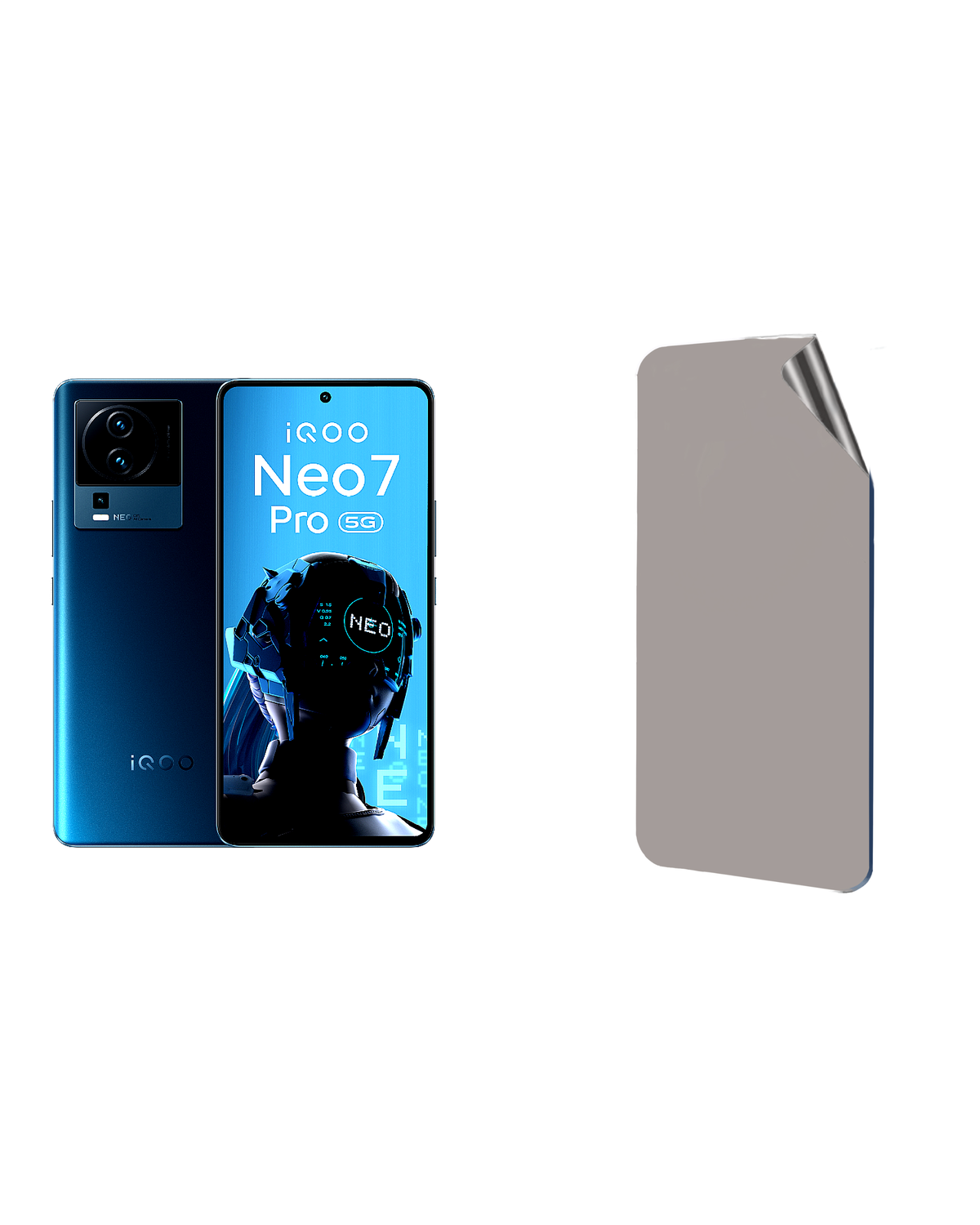 Vivo iq00 Neo7 Pro Uyumlu Matte Esnek Ekran Kırılmaz Cam Ekran Koruyucu Film 8684609332124