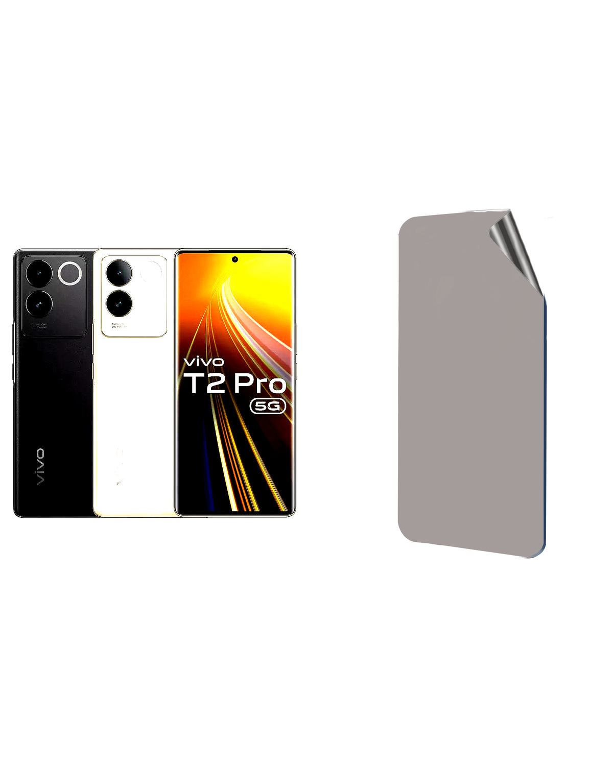 Vivo T2 Pro Uyumlu Matte Esnek Ekran Kırılmaz Cam Ekran Koruyucu Film 8684609332209