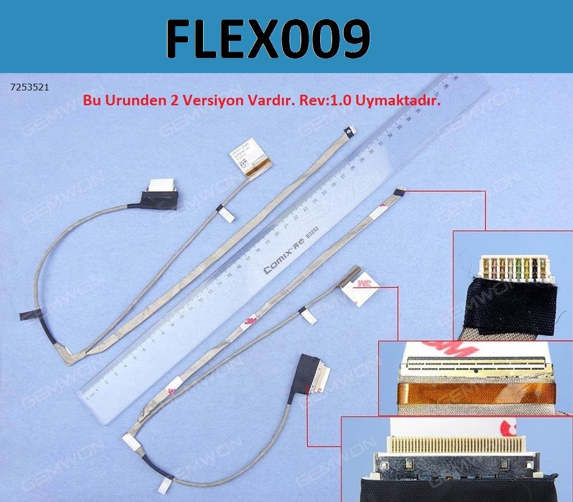 Dell Tc8y3 - Dc02001si00 Lcd Lvds Flex Ksblo