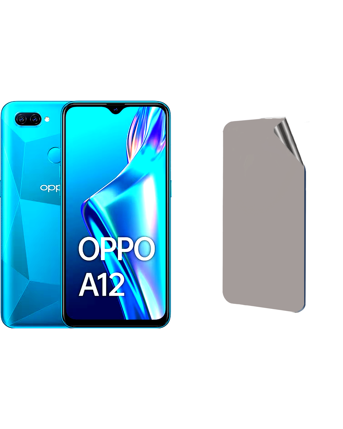 Oppo A12 Uyumlu Hayalet Ekran Kırılmaz Cam Ekran Koruyucu Film 8684609386400