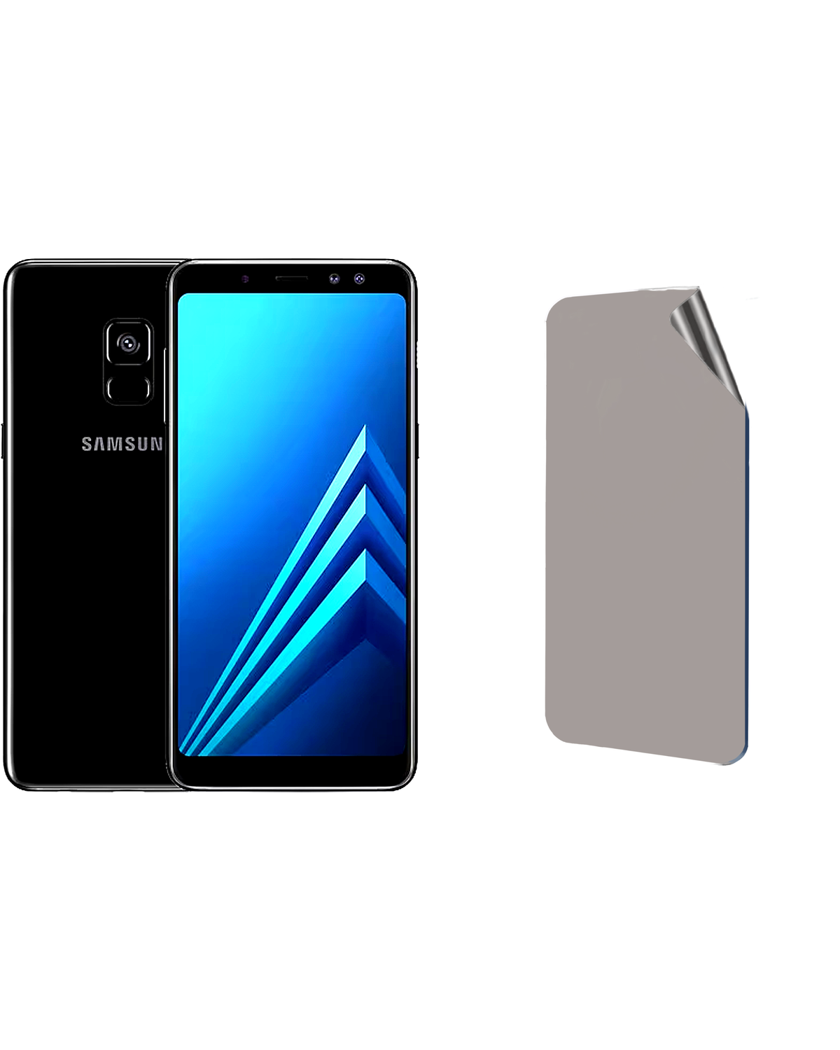 Samsung Galaxy A8 Uyumlu Hayalet Ekran Kırılmaz Cam Ekran Koruyucu Film 8684609376593