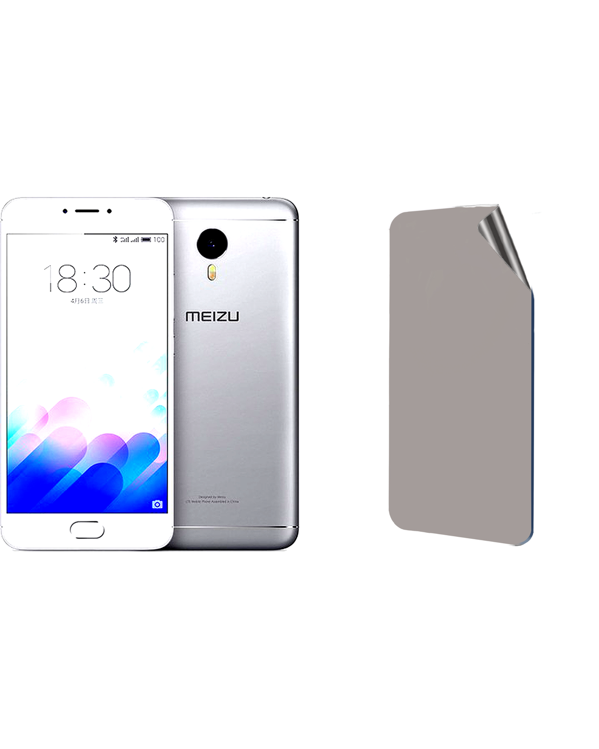 Meizu Melian Note 3 Uyumlu Hayalet Ekran Kırılmaz Cam Ekran Koruyucu Film 8684609357486