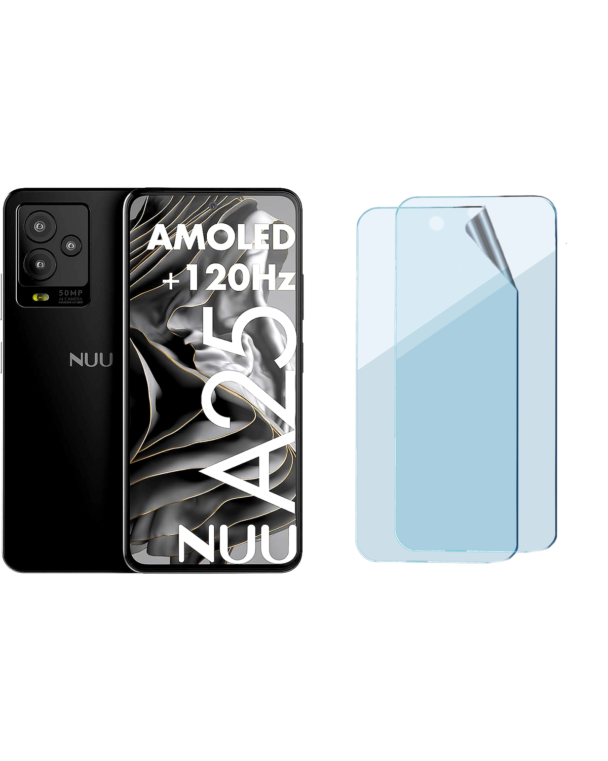 Nuu Mobile A25 Uyumlu Uv Nano Esnek Kırılmaz Cam Ekran Koruyucu Film 8684609264982