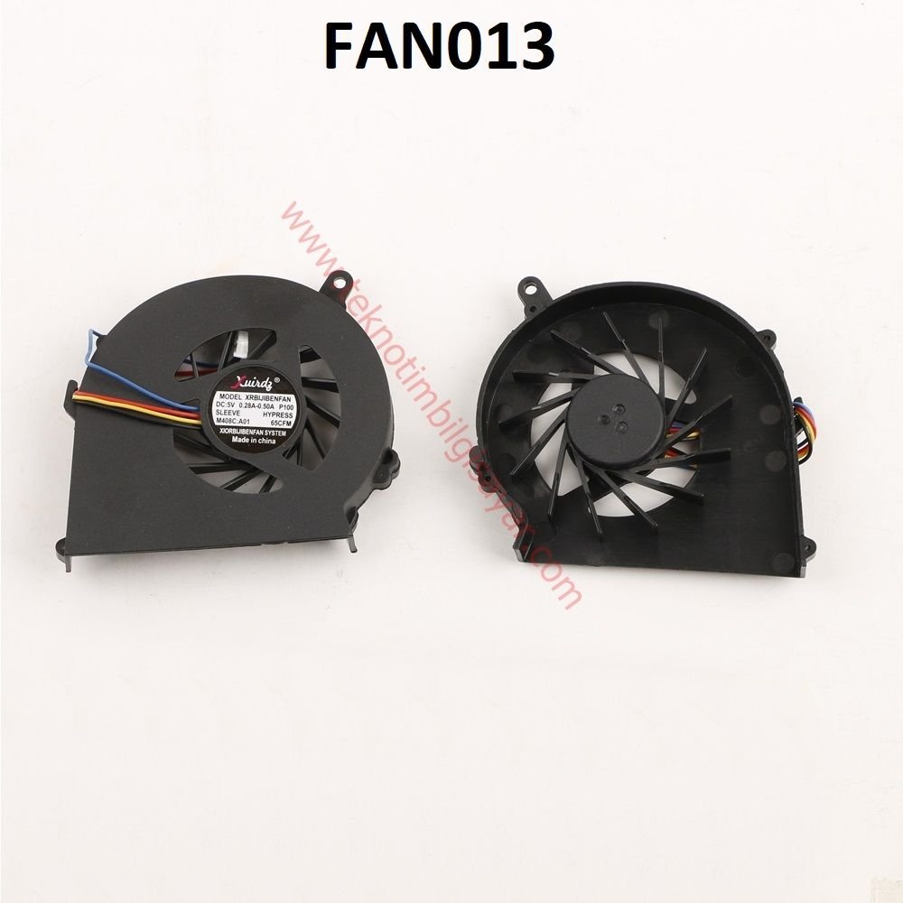 Hp 2000-2000, 2000-2100, 2000-2200, 2000-2300 Laptop Fan 4 Pin