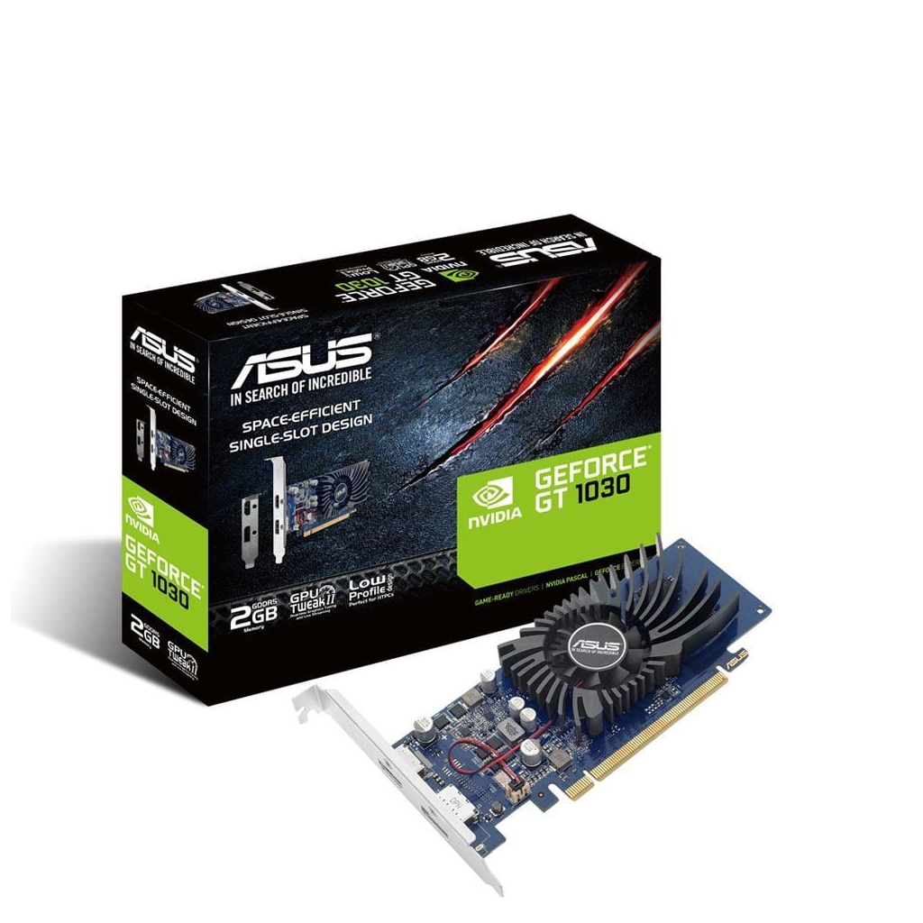 Asus Gt1030-2G-Brk, 2Gb, Gddr5, 64Bit, 1Xhdmı, 1Xdp, Gamıng Ekran Kartı