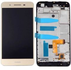 Huawei GR3 Lcd Ekran Full Kasa Sarı Filimli 1