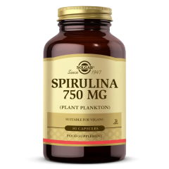 Solgar Spirulina 750 mg 80 Kapsül