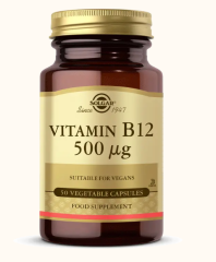 Solgar Vitamin B-12 500 mg 50 Kapsül