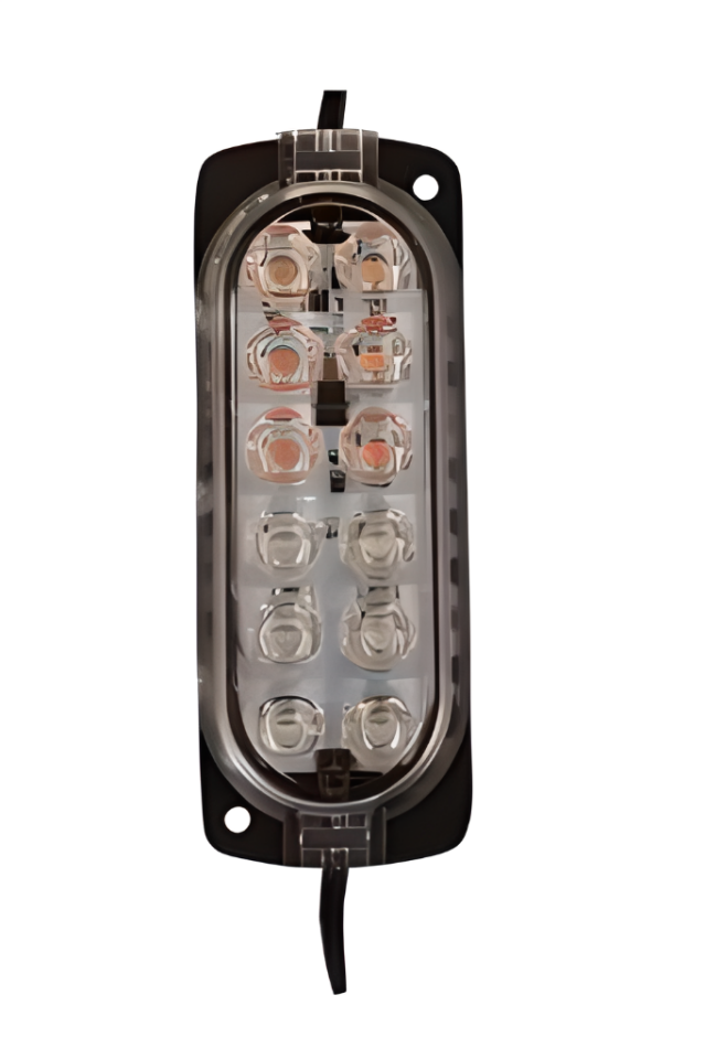 12 Volt 2.4 Watt Animasyonlu Çakar Led Kırmızı-Mavi