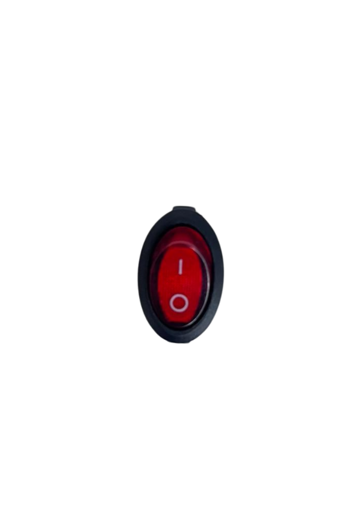 Oval On-Off Işıklı Anahtar 3 Pin Switch (10 Adet)