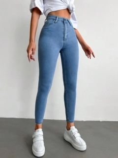 Skinny Jean Likralı Açık Mavi Pantolon