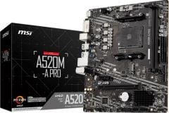 MSI A520M-A Pro AMD AM4 DDR4 Micro ATX Anakart