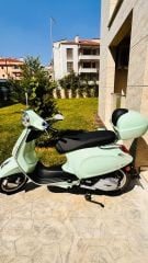 VESPA PRİMAVERA TOPCASE MİNT YEŞİL ÇANTA SETİ 2024 YENİ MODEL