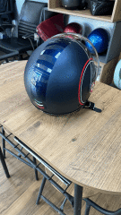 VESPA VİSOR KASK MODERNİST LACİVERT