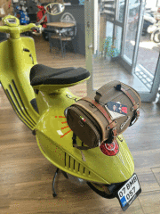 VESPA CLASSİC ARKA ÇANTA TOPCASE ORTA BOY YEŞİL