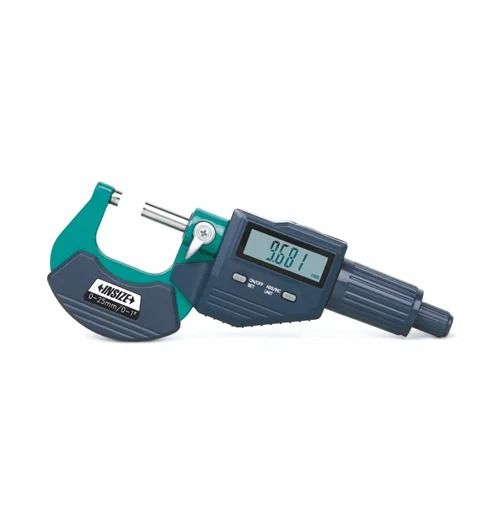 Insize 3109-25A Dijital Dış Çap Mikrometre 0-25mm (Standart Model)