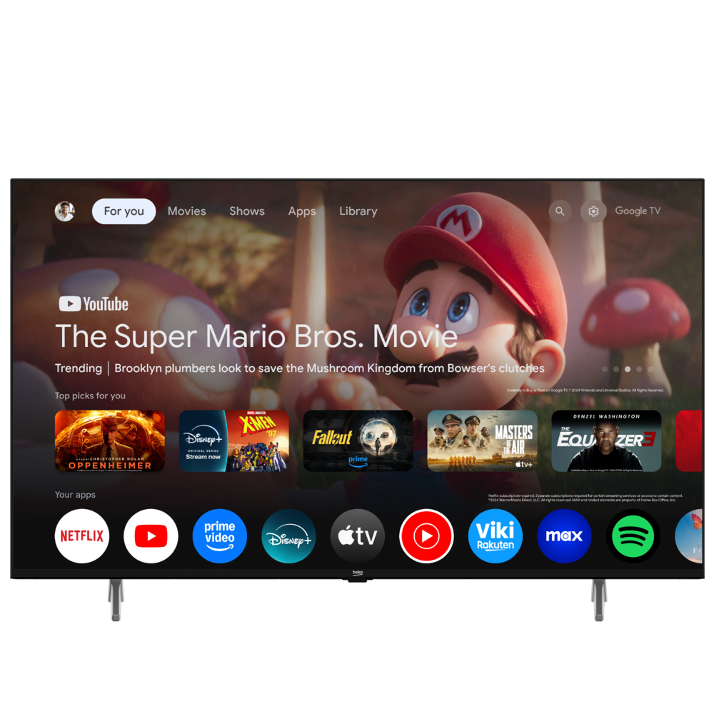 Beko Crystal 7 B55 E 795 B 4K UHD Google TV  55''/139 cm
