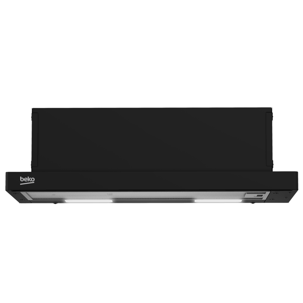 Beko P 38 TS Ankastre Sürgülü Aspiratör 60 cm Siyah