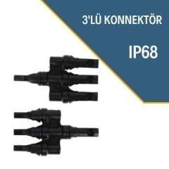 Aldemir 3\'LÜ Paralalleme MC4 Konnektör