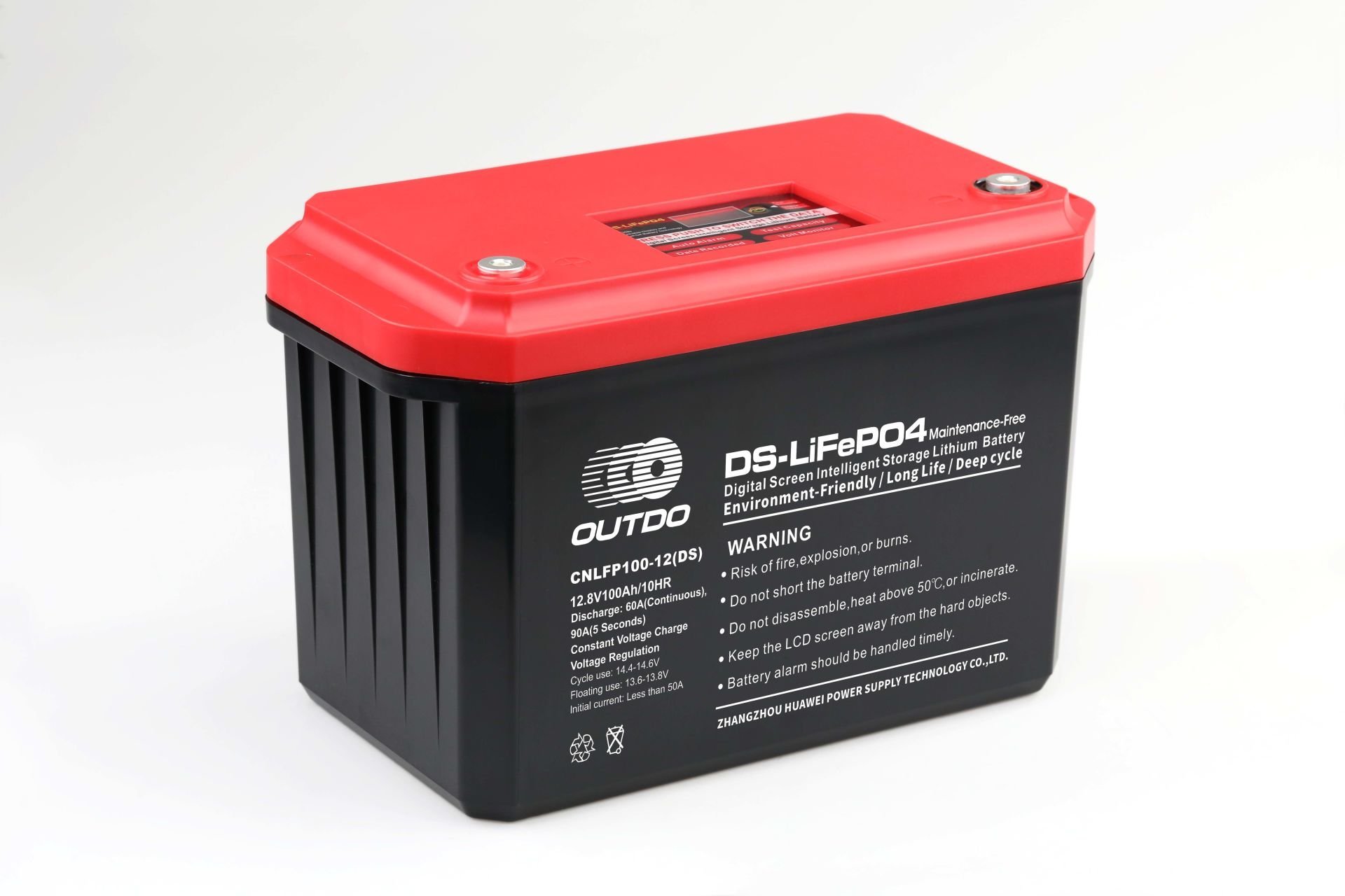 OUTDO - 12.8V 100ah Lityum Akü